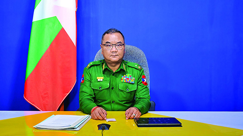 အမေရိကန်၏ ကျားဖြန့်တိုက်ဖျက်ရေးတွင် လျှို့ဝှက် ရည်ရွယ်ချက်ရှိနိုင်ဟု စစ်ကောင်စီပြော 