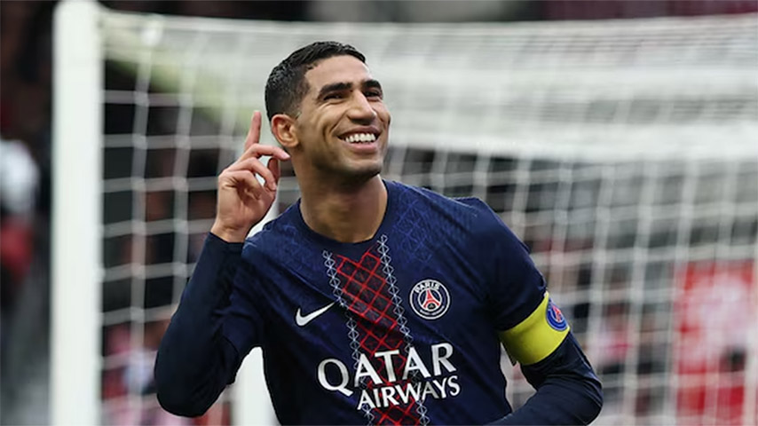 PSG နောက်ခံလူ ဟာကီမီ အာဖရိကအကောင်းဆုံးဘောလုံးသမားဆု ရရှိ