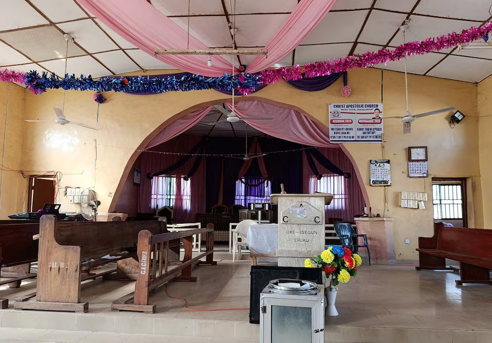 နိုင်ဂျီးရီးယားတွင် ခရစ်ယာန်ဘုရားကျောင်း တိုက်ခိုက်ခံရပြီး ၂ ဦး သေဆုံး