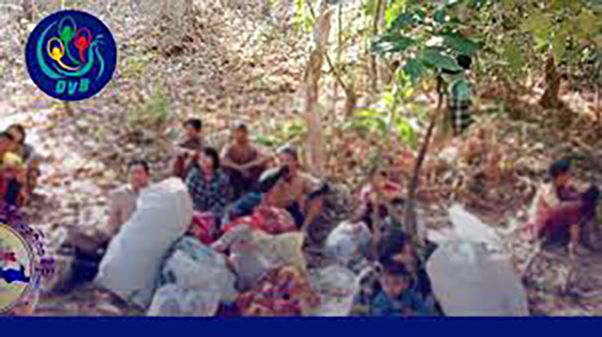 စစ်ကောင်စီ စစ်ကြောင်းထိုးမည်ကို စိုးရိမ်ပြီး ဖာပွန်ဒေသခံများ နေရာပြောင်းရွှေ့