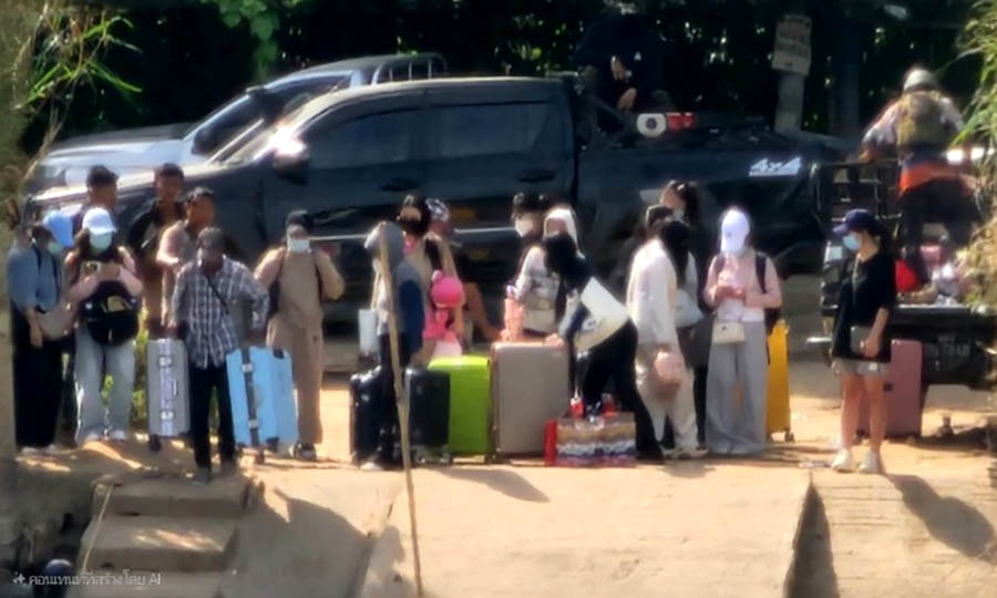 ကျားဖြန့်လုပ်ငန်းမှ ထိုင်းနှင့် လာအိုအမျိုးသမီး ၁၅ ဦး မဲဆောက်ဘက် ထွက်ပြေး လွတ်မြောက်