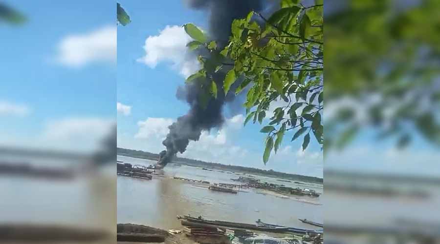 မင်းကင်း၊ လောင်းပြည့်ရွာအနီး ရွှေတူးဖော်ရာနေရာကို စစ်တပ်က ဗုံးထပ်ကြဲ