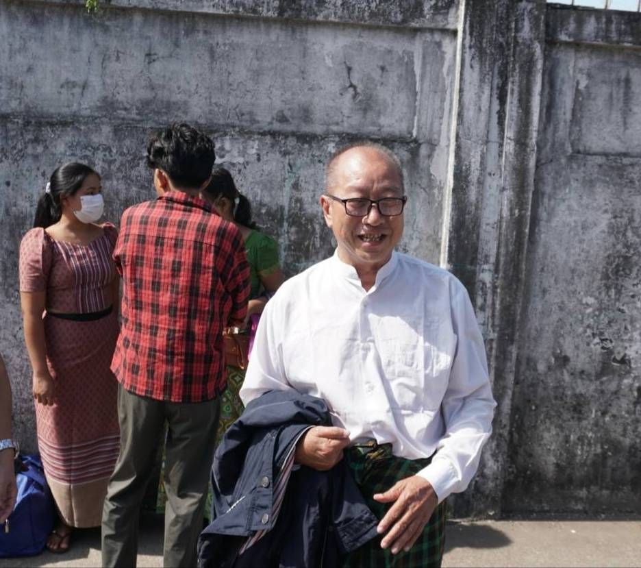 NLD ပါတီ ဗဟိုပြန်ကြားရေးအဖွဲ့က ဦးကြည်တိုး အင်းစိန်ထောင်မှ ပြန်လွတ်လာ