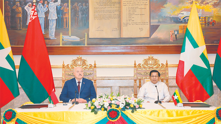 အာဏာရှင် ၂ ဦးတွေ့ဆုံ၊ ရွေးကောက်ပွဲကို နိုင်ငံတကာလက်ခံအောင်လုပ်ပေးရန် အကူအညီတောင်း