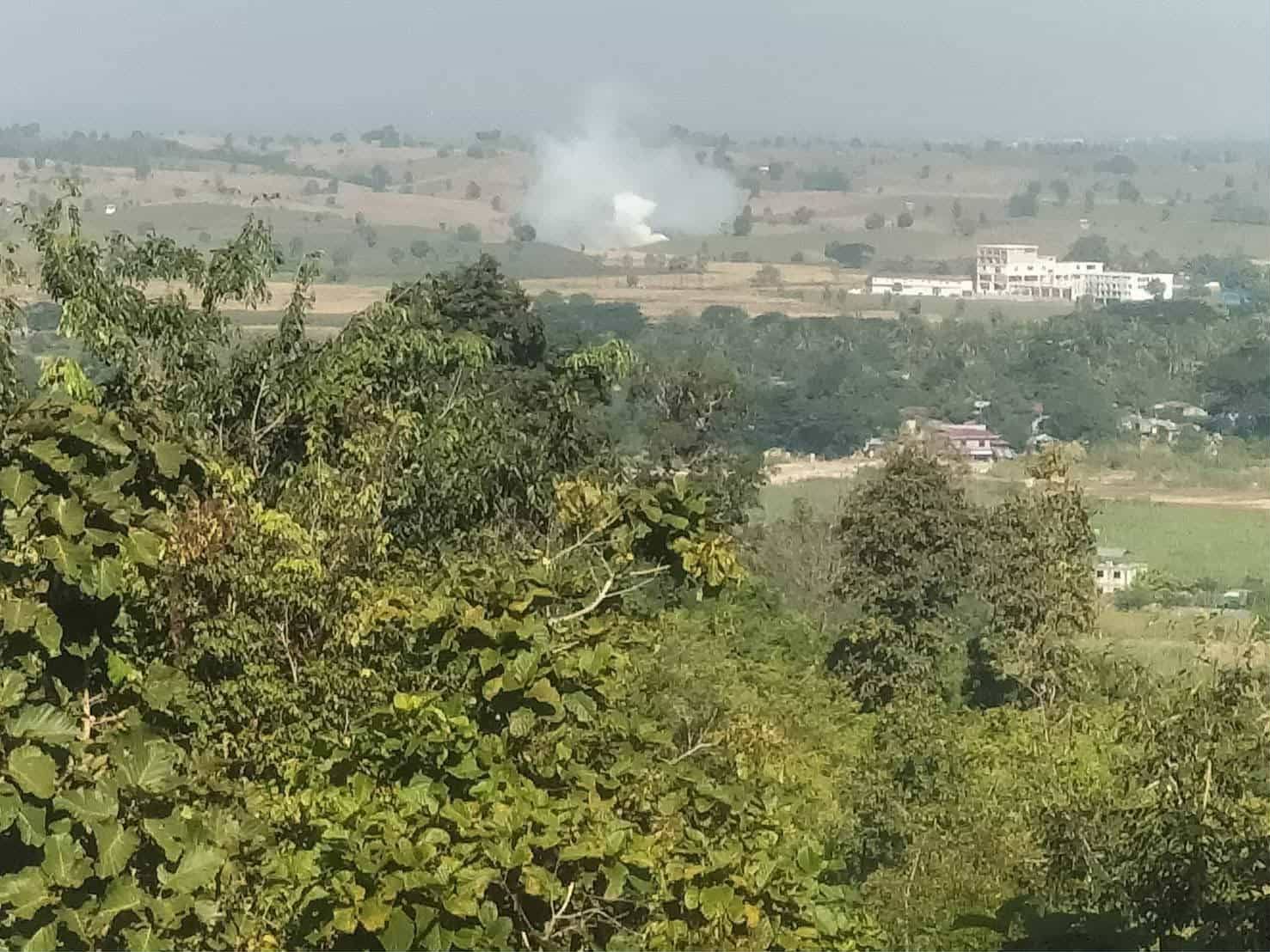 မဲ့ကို့ကင်းရွာကို လက်နက်ကြီး ကျရောက်ပေါက်ကွဲ၊ ထိုင်းဘက်က ပြန်လည်သတိပေးပစ်ခတ်