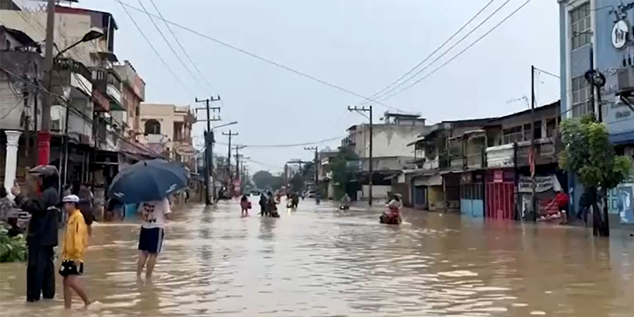 အရှေ့တောင်အာရှ ရေကြီးမှု သေဆုံးသူ ၆၀၀ ကျော်၊ လူ ၄ သန်းကျော်သက်ရောက်