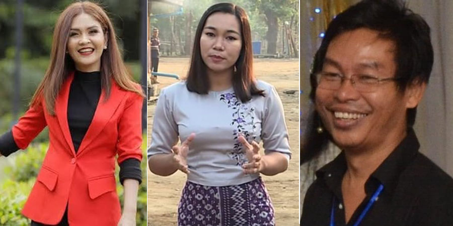 သတင်းစာဆရာ ဦးစည်သူအောင်မြင့်၊ မထက်ထက်ခိုင်နှင့် အဆိုတော်သံသာဝင်းတို့ ပြန်လွတ်မြောက်