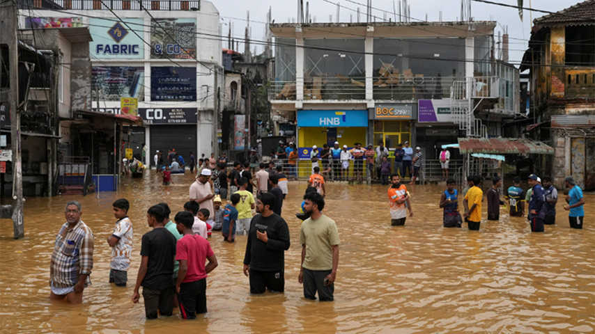 သီရိလင်္ကာတွင် ရာသီဥတုပြင်းထန်မှုကြောင့် သေဆုံးသူ ၄၁၀ အထိ မြင့်တက်