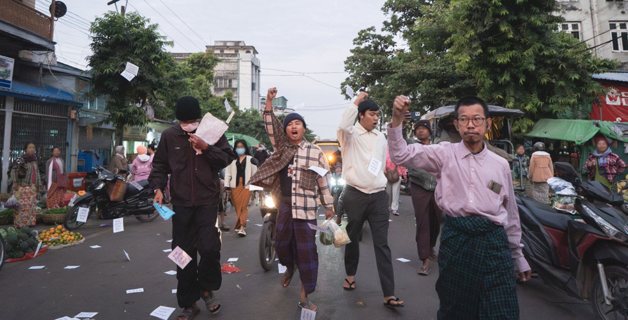 ဘယ်လိုဖမ်းဆီးမှုတွေရှိရှိ သပိတ်လှုပ်ရှားမှုများ ဆက်လက်ဖော်ဆောင်မည်