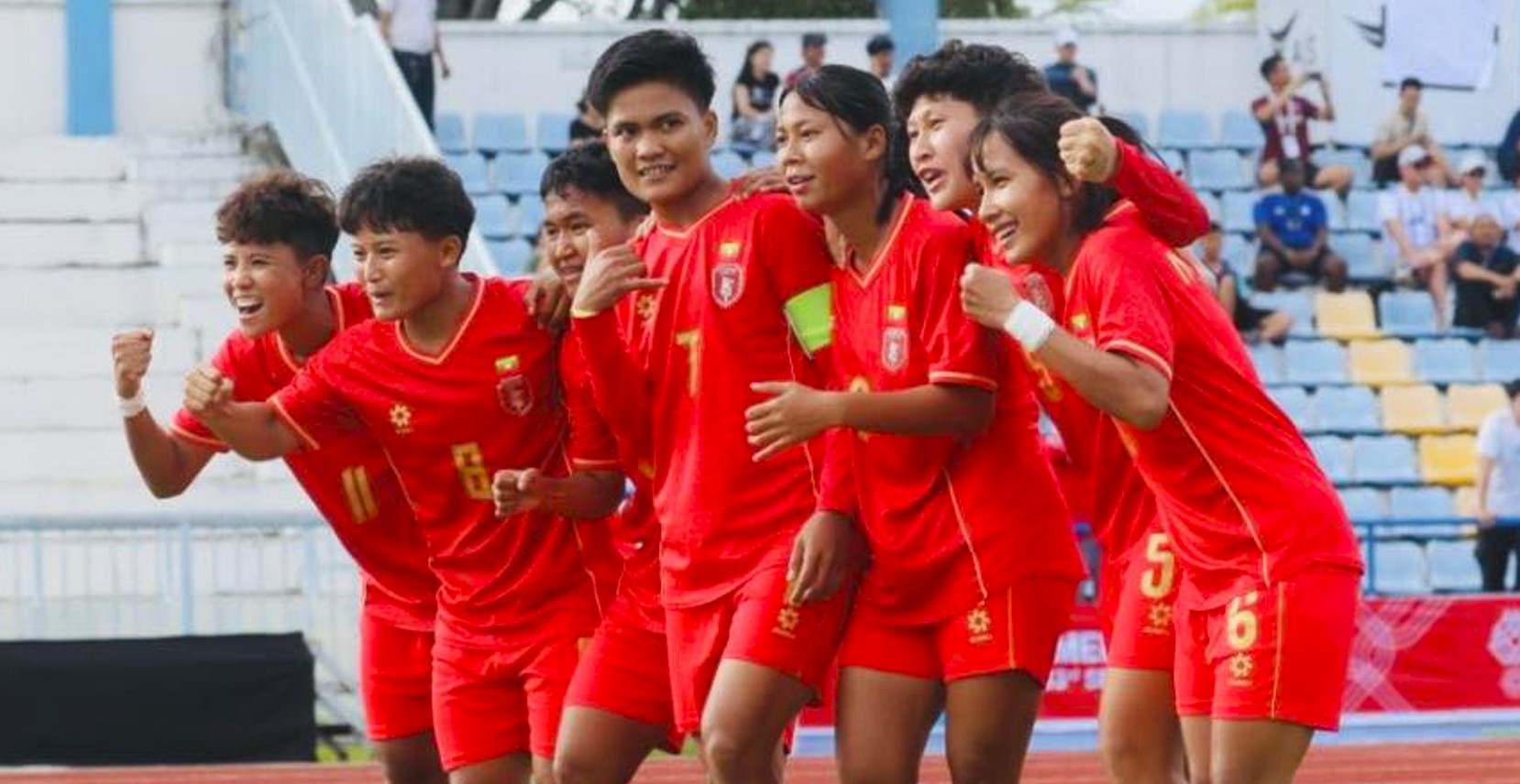 ဆီးဂိမ်းစ်ဘောလုံးပြိုင်ပွဲတွင် အမျိုးသမီးအသင်းအနိုင်ရပြီး အမျိုးသားအသင်းရှုံးနိမ့်