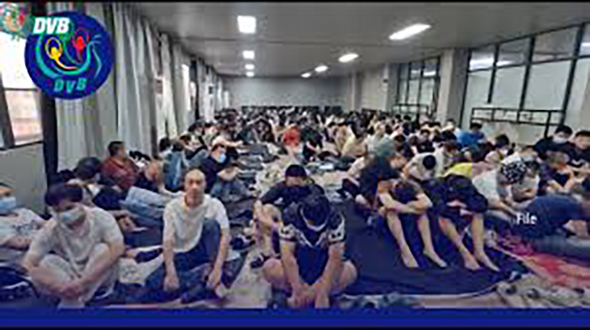 မင်းလက်ပံကျားဖြန့်ရုံက နိုင်ငံခြားသား ၉၀၀ ကျော်ကို ပြန်ပို့ရန် အခက်တွေ့နေ