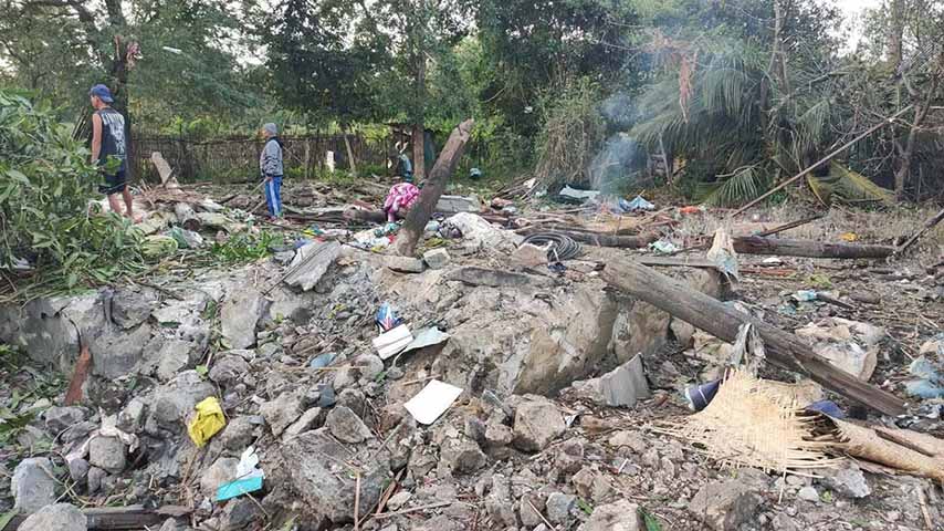 စဉ့်ကူး၊ လက်ပန်လှရွာကို စစ်တပ်ကဗုံးကြဲ၊ အရပ်သား ၁ ဦး သေဆုံးပြီး ၅ ဦးဒဏ်ရာရ