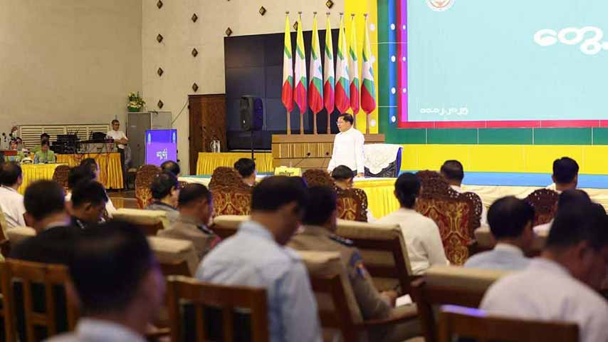 ရွေးကောက်ပွဲလုပ်မည့် မြို့နယ်များတွင် လုံခြုံရေး တိုးမြှင့်ချထားရန် စစ်ခေါင်းဆောင် အမိန့်ပေး