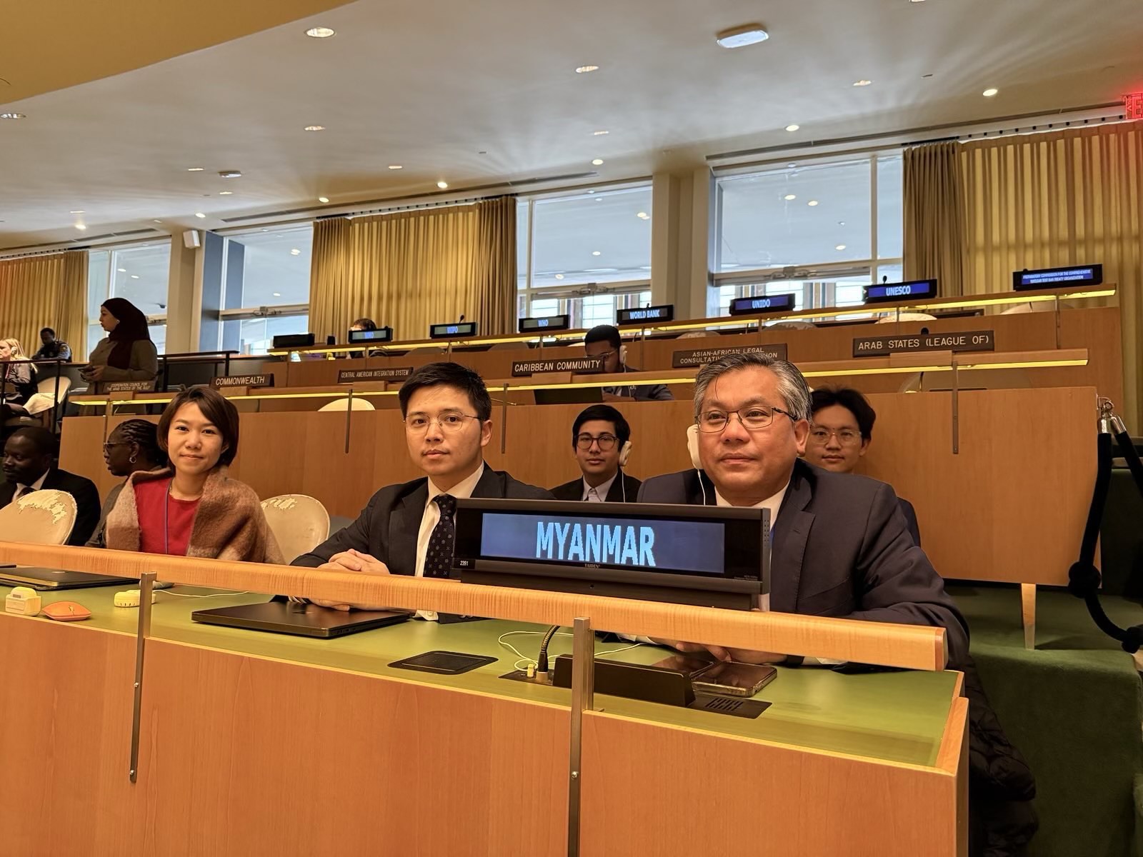 သံအမတ်ကြီး ဦးကျော်မိုးထွန်းကို ဆက်လက်တာဝန်ထမ်းဆောင်ရန် ကုလအတည်ပြု