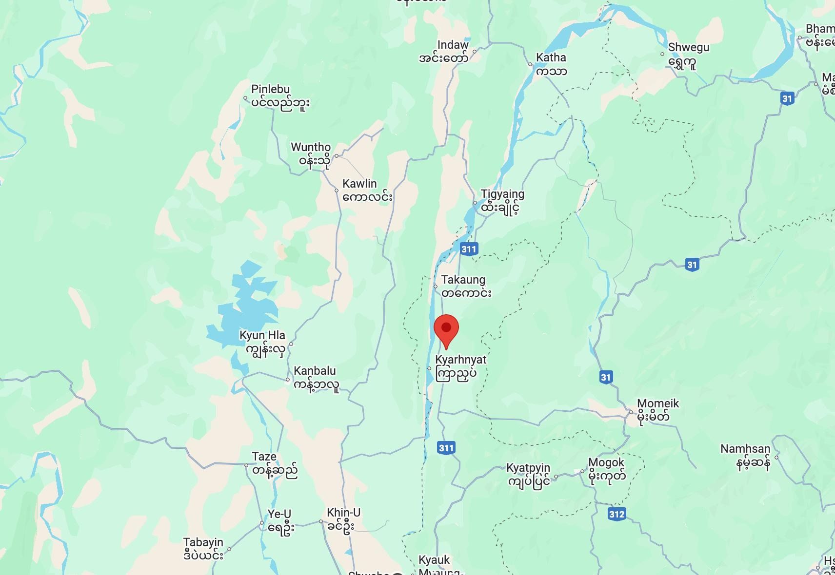 သပိတ်ကျင်းတွင် ရစ်ချ်တာစကေး ၄ ဒသမ ၇ အဆင့်ရှိ ငလျင်လှုပ်