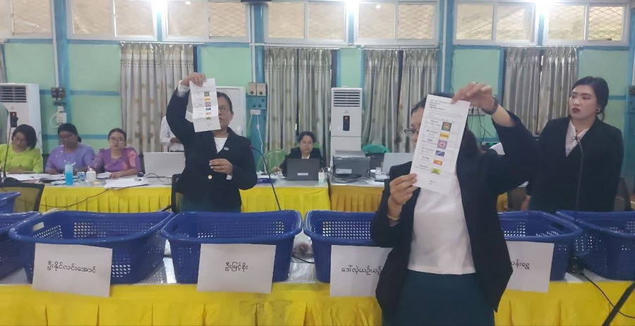 မွန်ပြည်နယ်က ပြည်ပရောက် ကြိုတင်မဲပေးသူ ၈၀ ကျော်သာရှိ