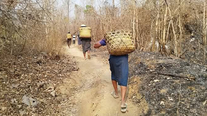 ဘီးလင်းမြို့နယ်၌ တိုက်ပွဲဖြစ်ပြီး ပြည်သူ ၃,၀၀၀ ကျော် စစ်ဘေးရှောင်