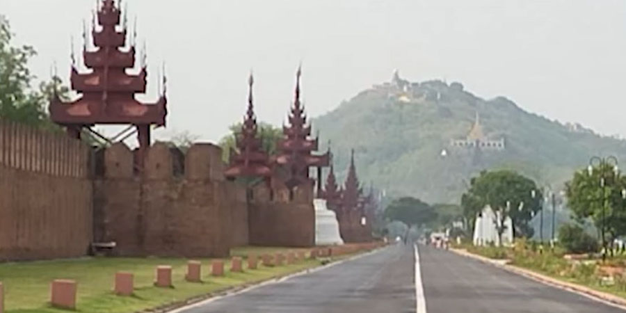 ရွေးကောက်ပွဲနေ့တွင် မန္တလေးနန်းတွင်းကို ရှော့တိုက်ဒုံးပစ်ခံရ