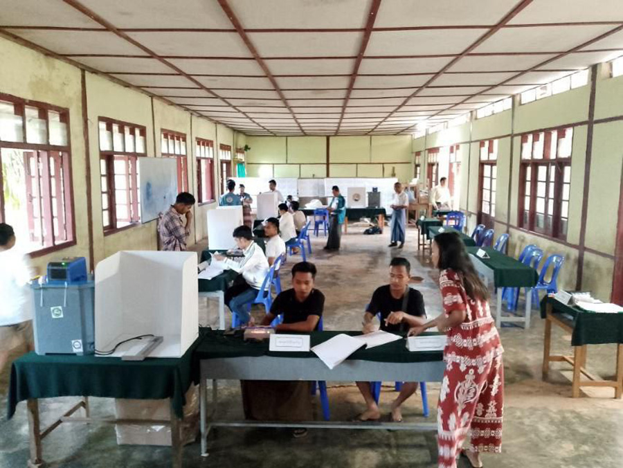 နေပြည်တော် မဲဆန္ဒနယ်များတွင် ကြံ့ခိုင်ရေးပါတီ မဲအသာစီးရနေ