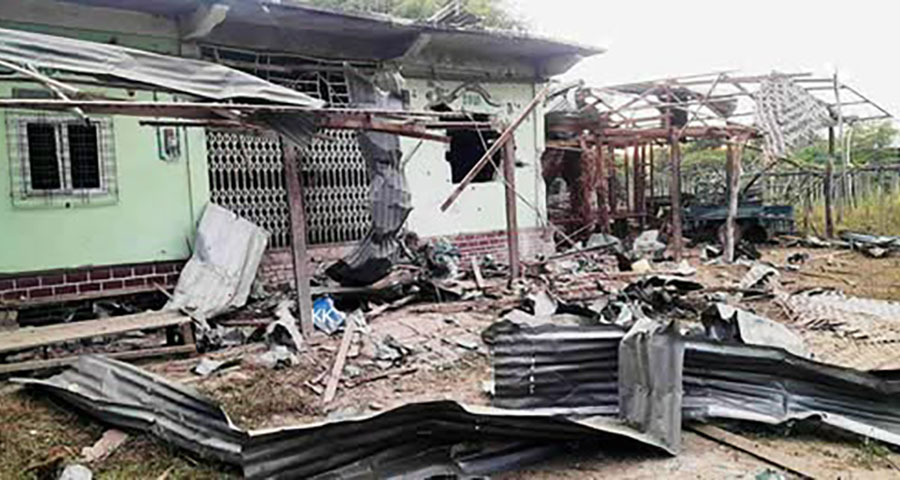ရွေးကောက်ပွဲနေ့က မြို့နယ်ပေါင်း ၂၀ ခန့်တွင် တိုက်ပွဲဖြစ်