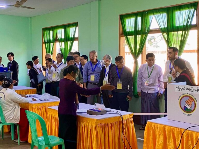 စစ်တပ် ရွေးကောက်ပွဲကို တရုတ်နှင့် ရုရှား အပါအဝင် ၇ နိုင်ငံက လာရောက်လေ့လာဟုဆို