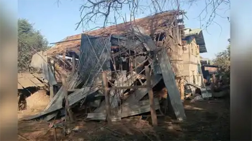 ဂန့်ဂေါတွင် စစ်တပ်က ၃ ရက်ဆက်တိုက် ဗုံးကြဲတိုက်ခိုက်