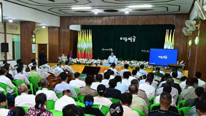 မဲမသမာမှုများရှိခဲ့သည့် ရွေးကောက်ပွဲ ရလဒ်အပေါ်  စစ်ခေါင်းဆောင် ကျေနပ်အားရ