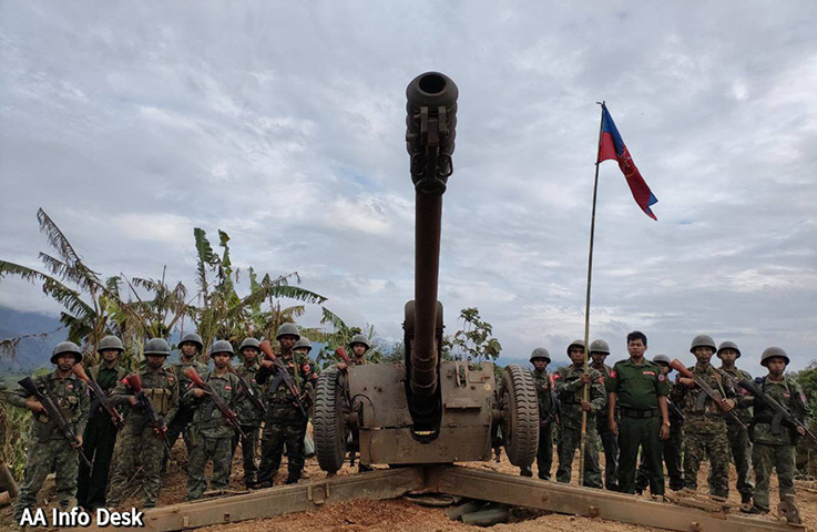 စစ်တွေ ဒကစ-ဌာနချုပ် ကာကင်းစခန်း ၂ ခုကို AA သိမ်းပိုက်
