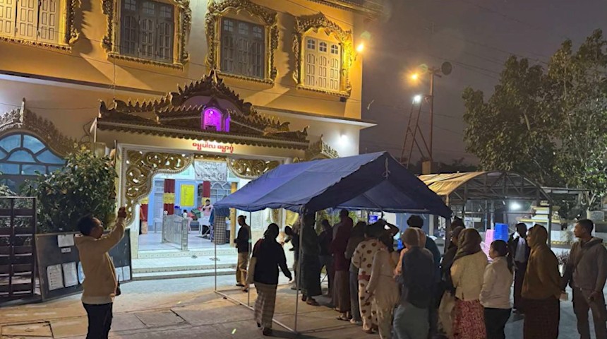 မန္တလေးတွင် မဲမထည့်လျှင် စစ်မှုထမ်း ခေါ်မည်ဆိုပြီး ခြိမ်းခြောက်
