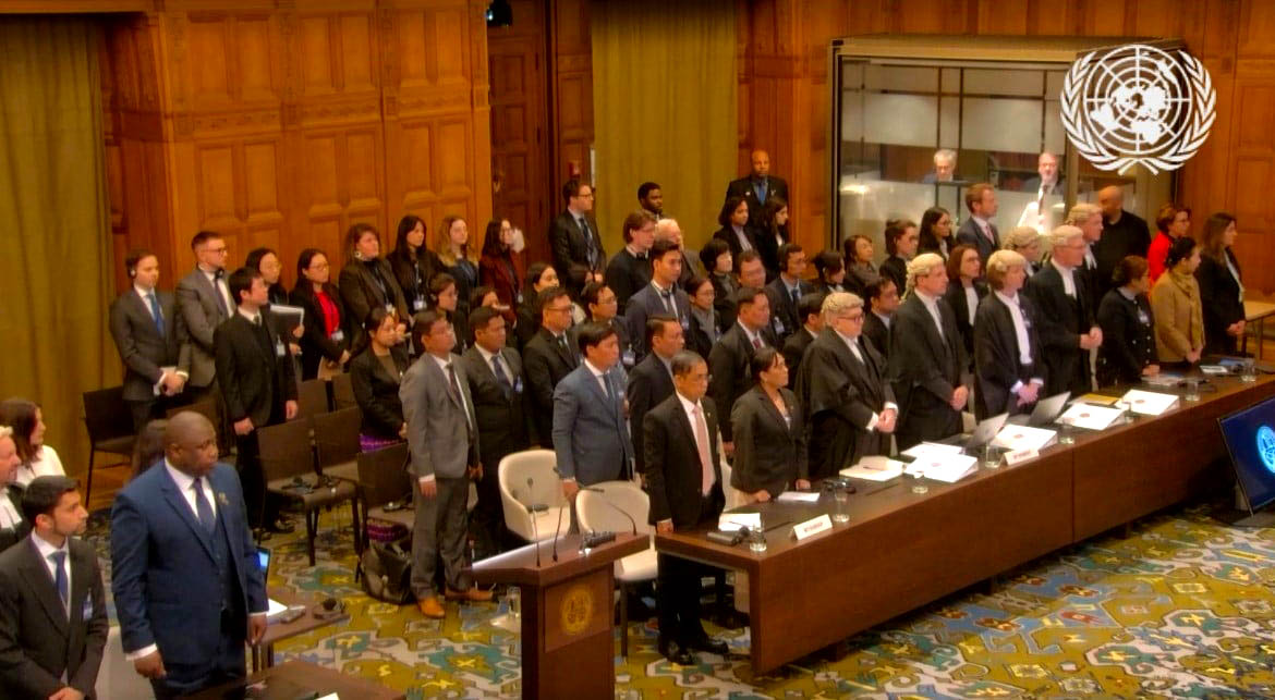 ရိုဟင်ဂျာလူမျိုးတုံးသတ်ဖြတ်မှု ICJ တရားရုံး၌  ကြားနာစစ်ဆေးမှု စတင်