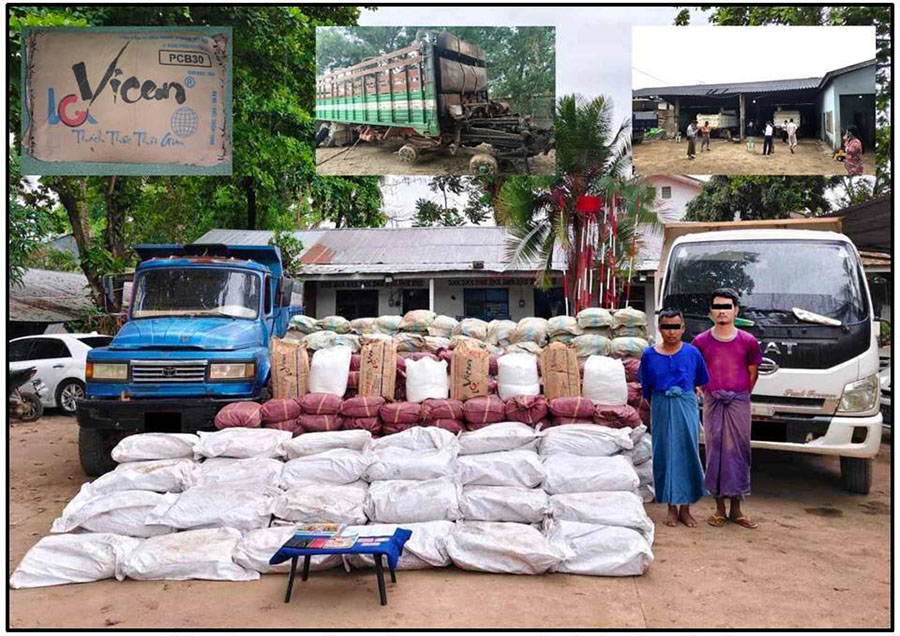 မြန်မာနိုင်ငံ၌ ၂၀၂၅ ခုနှစ်အတွင်း မူးယစ်ဆေး ငွေကျပ် ၁,၇၆၁ ဘီလီယံကျော်ဖိုး ဖမ်းဆီးမိ