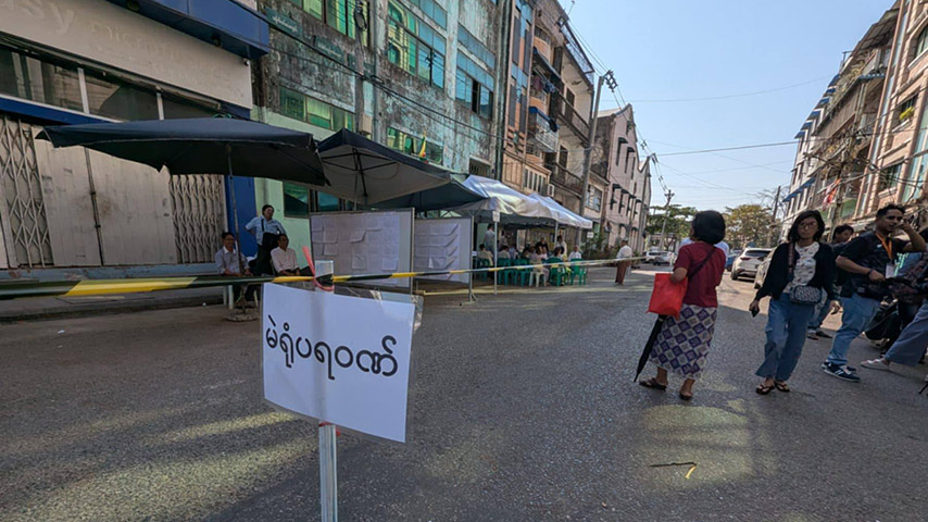 စစ်တပ်ရွေးကောက်ပွဲ ကြံ့ခိုင်ရေးပါတီအနိုင်ရရေးအတွက် လုပ်ဇာတ်ဖြစ်ဟု SAC-M ထုတ်ပြန်