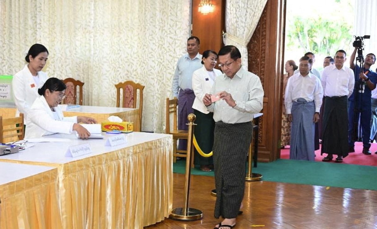 မဲလိမ်မဲခိုးပွဲ ကျင်းပရုံဖြင့် စစ်အုပ်စုကို အဖက်လုပ်စရာ အကြောင်းမရှိ