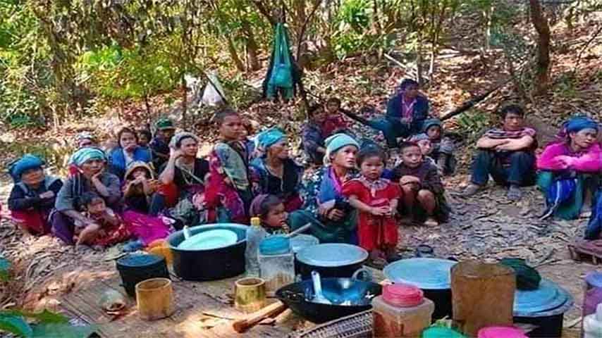 ကရင်ပြည်နယ်က စစ်ဘေးရှောင်များ စားဝတ်နေရေးခက်ခဲပြီး ဆန်ပြတ်လပ်နေ