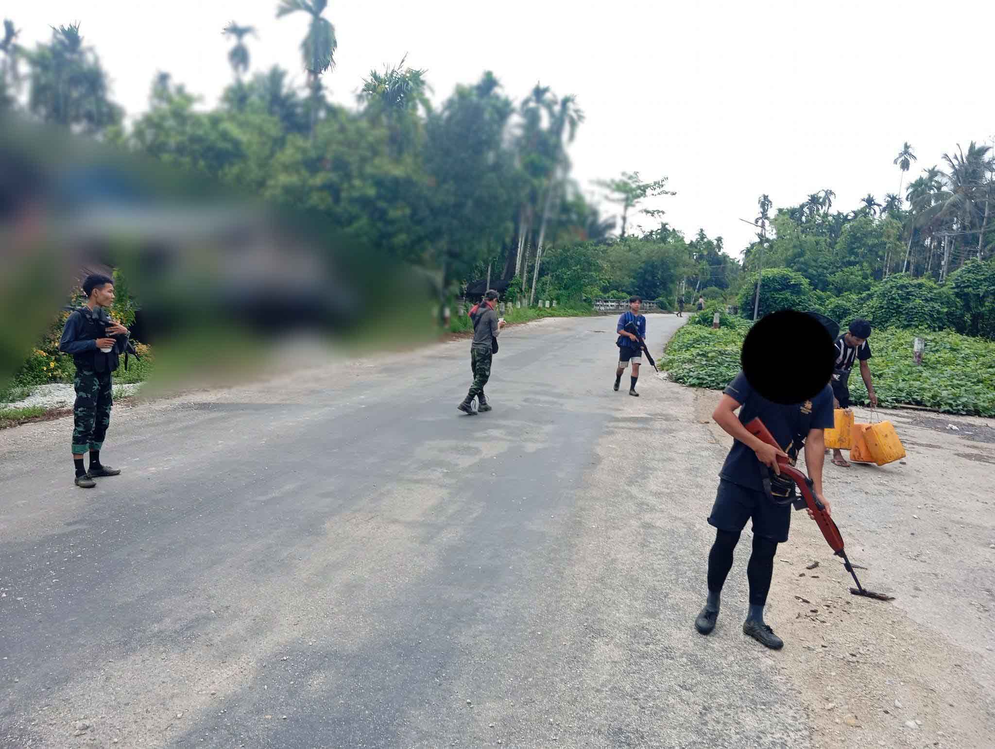 တနင်္သာရီမြို့နယ်၌ စစ်ကောင်စီတပ် မိုင်းဆွဲတိုက်ခိုက်ခံရ 