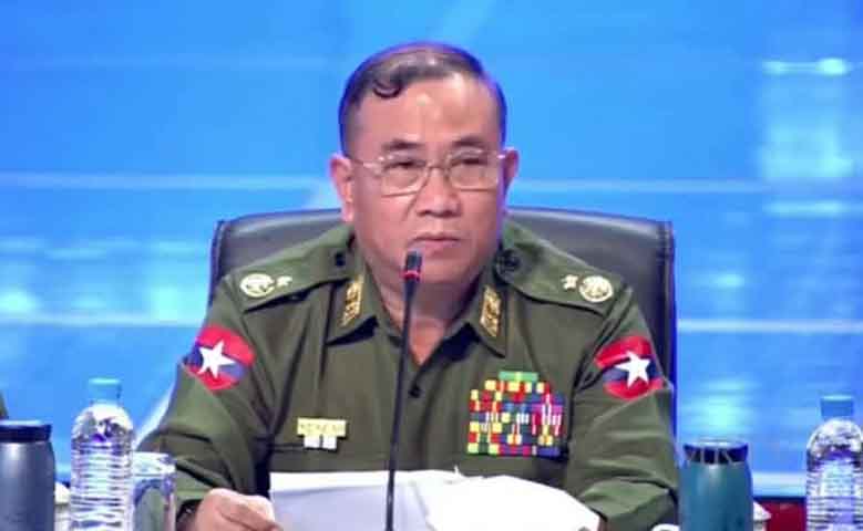 ပြည်ထဲရေးဒုဝန်ကြီး ဗိုလ်ချုပ်အောင်ကျော်ကျော်ကို စစ်ဘက်တာဝန်ပြန်ပေး