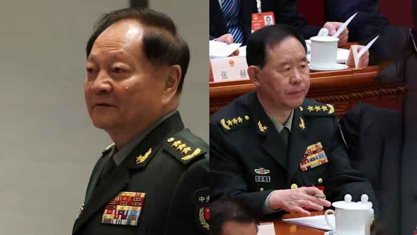 တရုတ် စစ်တပ်အရာရှိကြီး ၂ ဦးကို အဂတိလိုက်စားမှုဖြင့် စုံစမ်းစစ်ဆေး
