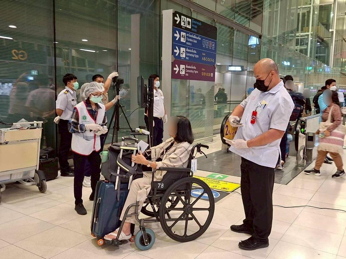 ထိုင်းလေဆိပ်များတွင် နိပါးဗိုင်းရပ်စ်ကြိုတင်ကာကွယ်ရေး ခရီးသွားများကို စစ်ဆေး 