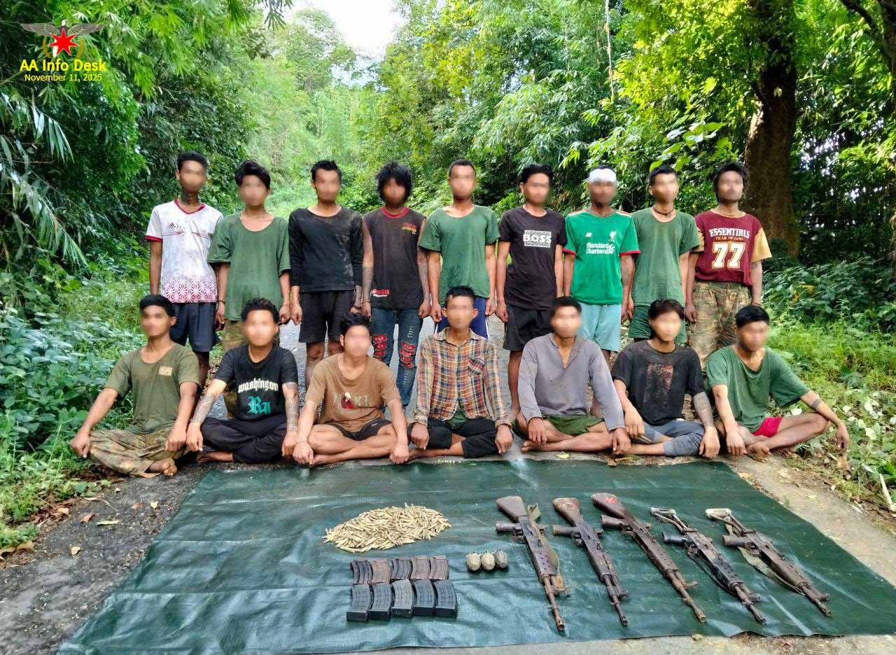 ဖမ်းဆီးခံ ရခိုင်လူငယ်များကို စစ်တပ်က နတ်ရေကန်ထိုးစစ်တွင် အသုံးပြုနေ