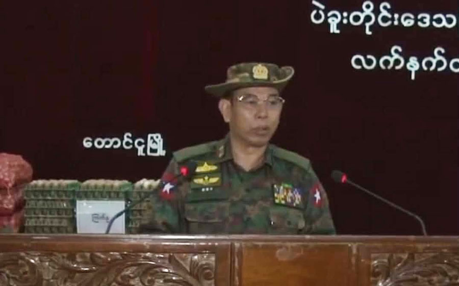 စစ်ကောင်စီက ပြည်ထဲရေးဝန်ကြီးနေရာ အပြောင်းအလဲလုပ်
