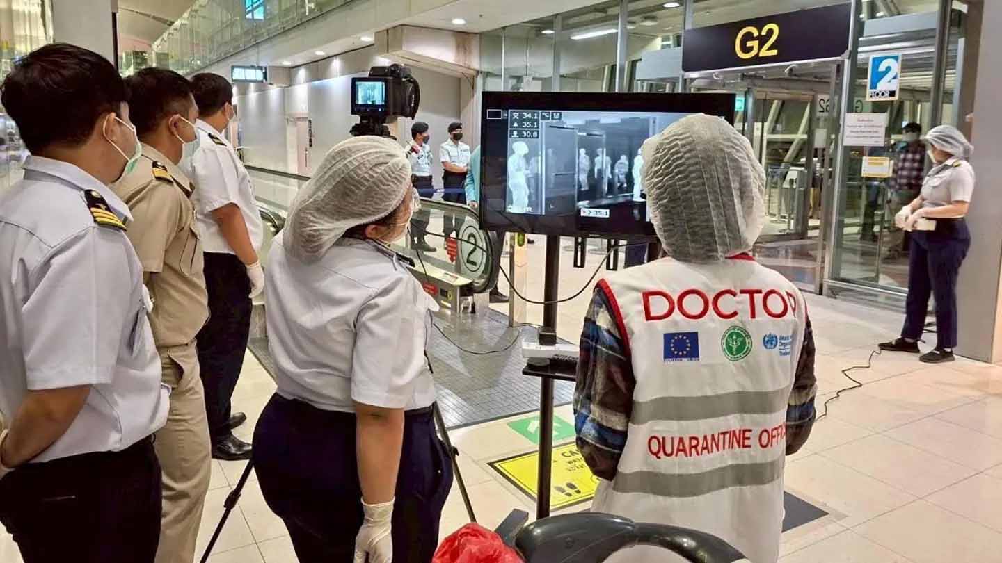 ဆေးမရှိသည့် နီပါးဗိုင်းရပ်စ် အန္တရာယ်ကြောင့် အာရှလေဆိပ်များတွင် စစ်ဆေးမှုပြုလုပ်