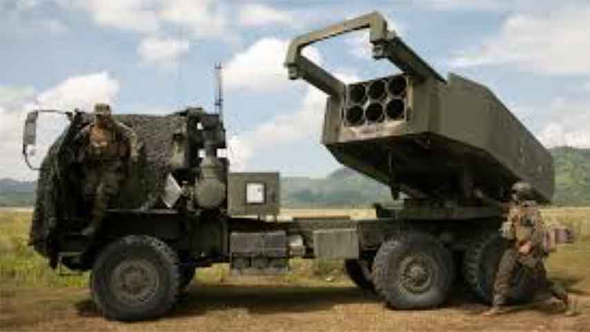 ဘောလ်တစ်ပင်လယ်အနီး HIMARS ဒုံးအမြောက်စနစ် ပစ်ခတ်လေ့ကျင့်