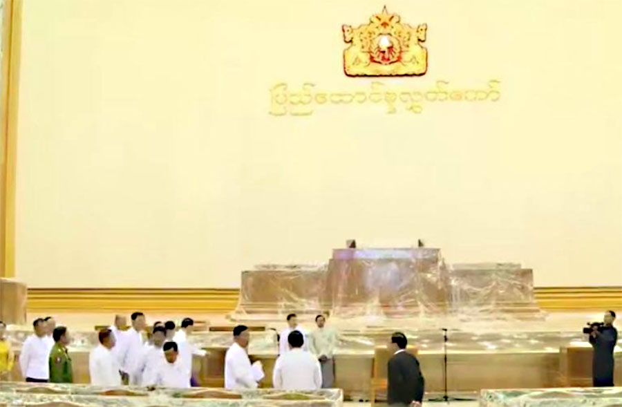 မတ်လ တတိယပတ်အတွင်း လွှတ်တော်အစည်းအဝေး ခေါ်မည်ဟု စစ်ခေါင်းဆောင်ပြော
