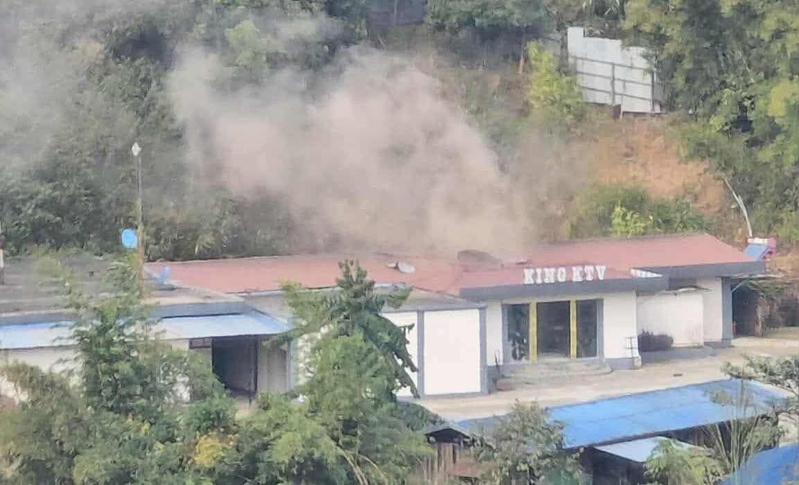 ဖားကန့်ကို စစ်ကောင်စီက ဗုံးအလုံး ၂၀ ခန့် ကြဲချ