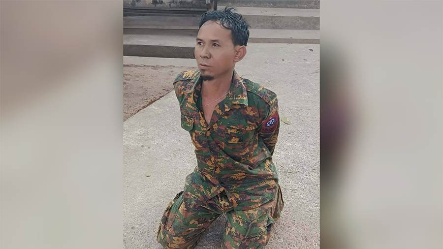 ကောလင်းတွင် တပ်ကြပ်ကြီး ၁ ဦးကို အရှင်ဖမ်းမိ