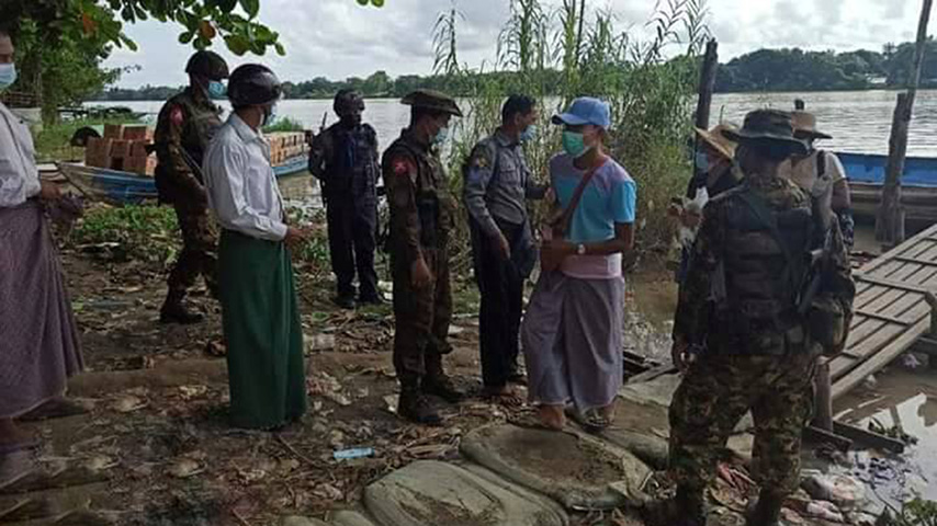 ဧရာဝတီတိုင်း၌ တလအတွင်း စစ်ဘေးရှောင် ၄၄ ဦး ဖမ်းဆီးခံရ