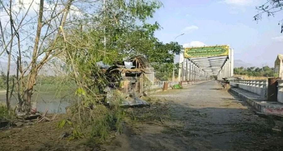 တိုက်ပွဲကြောင့် ဖားဆောင်း သံလွင်မြစ်ကူးတံတားကို ဖြတ်သန်းခွင့် ယာယီပိတ်