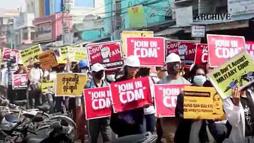 ပြည်တွင်းက CDM များ အလုပ်အကိုင်နှင့် လုံခြုံရေးအခက်အခဲများ ပိုမိုကျပ်တည်းလာ