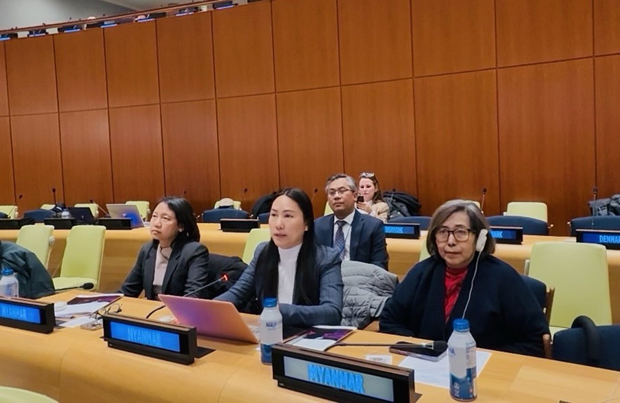 ကုလသမဂ္ဂကြားနာပွဲတွင် မြန်မာလွှတ်တော်ကိုယ်စားလှယ်များ တက်ရောက်ဆွေးနွေး