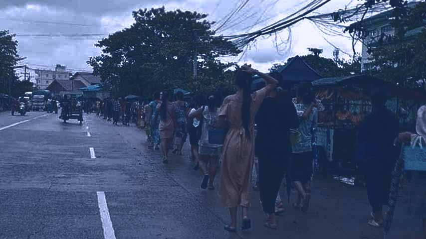 ညဘက် အချိန်ပိုဆင်းရသည့် အလုပ်သမားများ လုံခြုံရေးစိုးရိမ်ရ